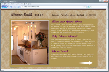 web design project