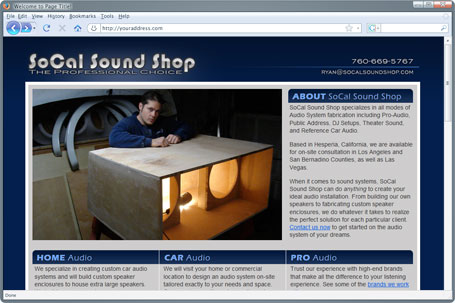 web design project