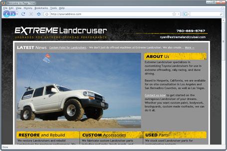 web design project