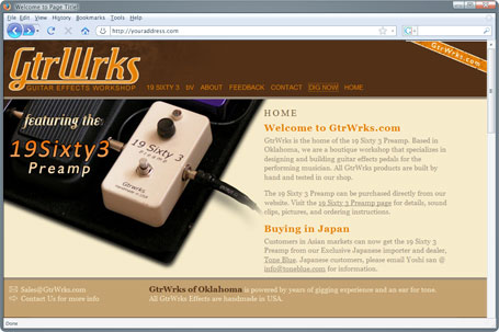 web design project