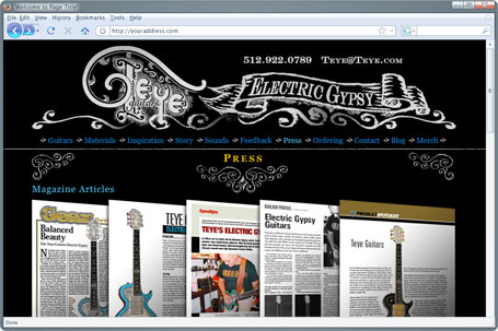 web design project
