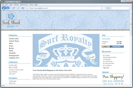 web design project