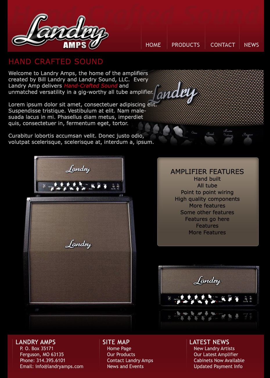 Custom Website Template