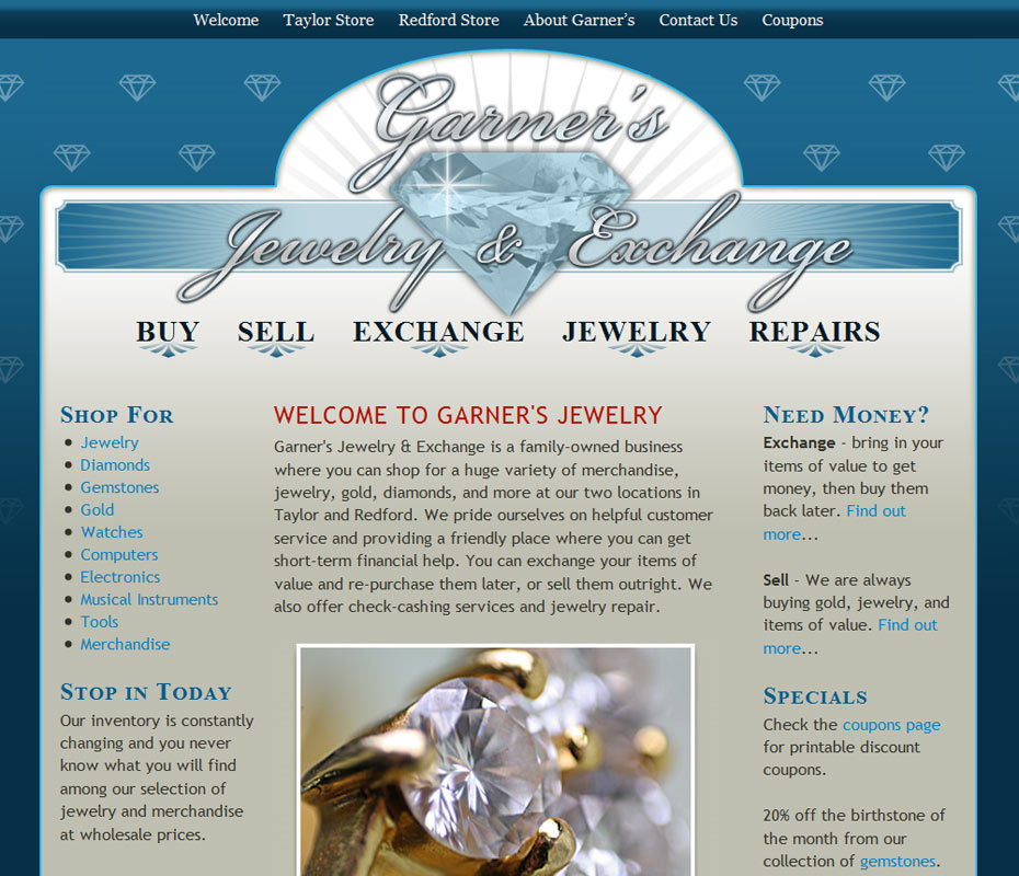 Click to visit the finished web site